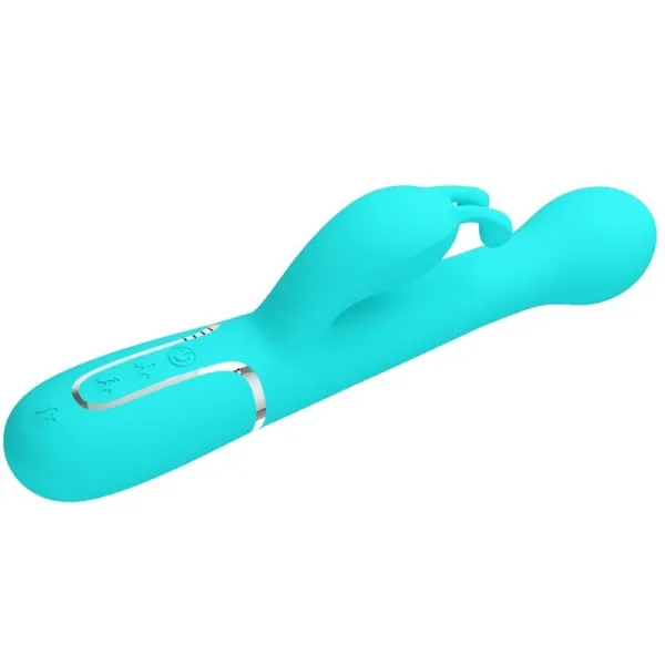 Dejon Rabbit Vibrator 3 In 1 Multifunktions-Aquagrün von Pretty Love Flirtation | Fesselliebe.de