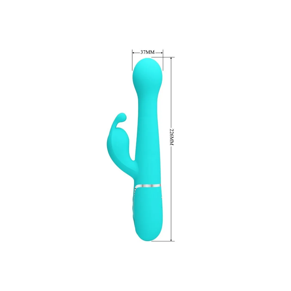 Dejon Rabbit Vibrator 3 In 1 Multifunktions-Aquagrün von Pretty Love Flirtation | Fesselliebe.de
