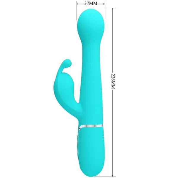 Dejon Rabbit Vibrator 3 In 1 Multifunktions-Aquagrün von Pretty Love Flirtation | Fesselliebe.de