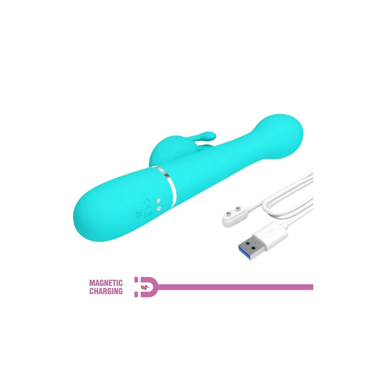 Dejon Rabbit Vibrator 3 In 1 Multifunktions-Aquagrün von Pretty Love Flirtation | Fesselliebe.de
