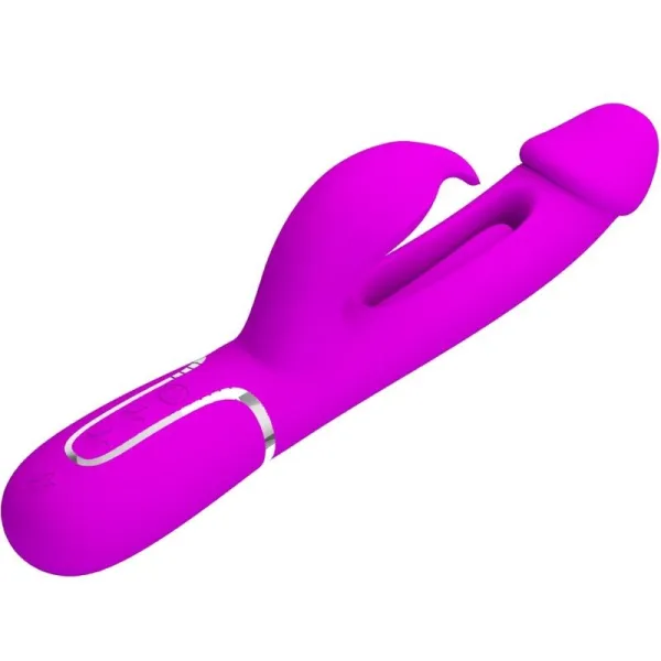 Dejon Rabbit Vibrator 3 In 1 Multifunktions Fucsia von Pretty Love Flirtation | Fesselliebe.de