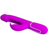 Dejon Rabbit Vibrator 3 In 1 Multifunktions Fucsia von Pretty Love Flirtation | Fesselliebe.de