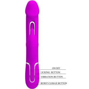 Dejon Rabbit Vibrator 3 In 1 Multifunktions Fucsia von Pretty Love Flirtation