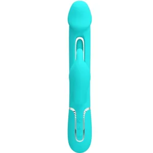 Dejon Rabbit Vibrator 3 In 1 Multifunktions-Aquagrün von Pretty Love Flirtation