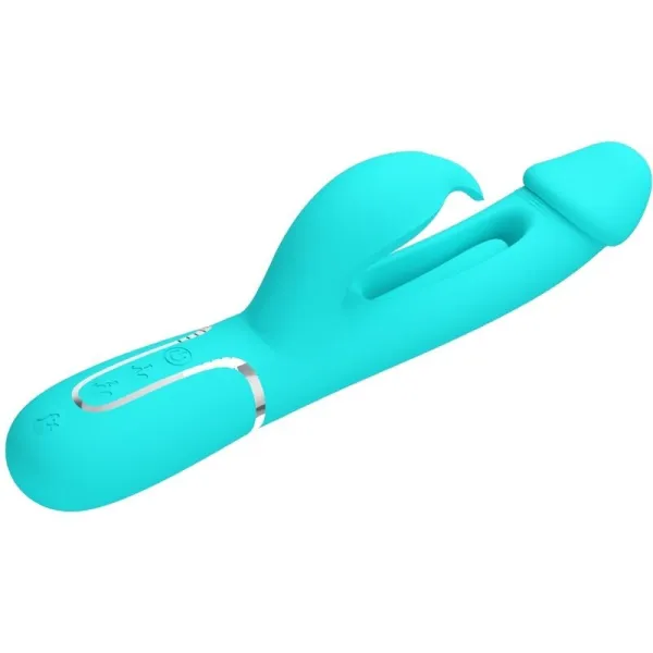 Dejon Rabbit Vibrator 3 In 1 Multifunktions-Aquagrün von Pretty Love Flirtation | Fesselliebe.de