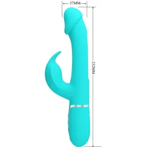 Dejon Rabbit Vibrator 3 In 1 Multifunktions-Aquagrün von Pretty Love Flirtation