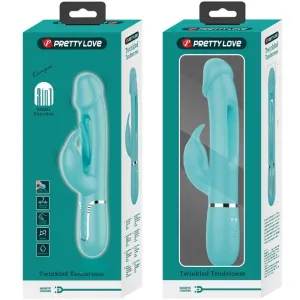 Dejon Rabbit Vibrator 3 In 1 Multifunktions-Aquagrün von Pretty Love Flirtation