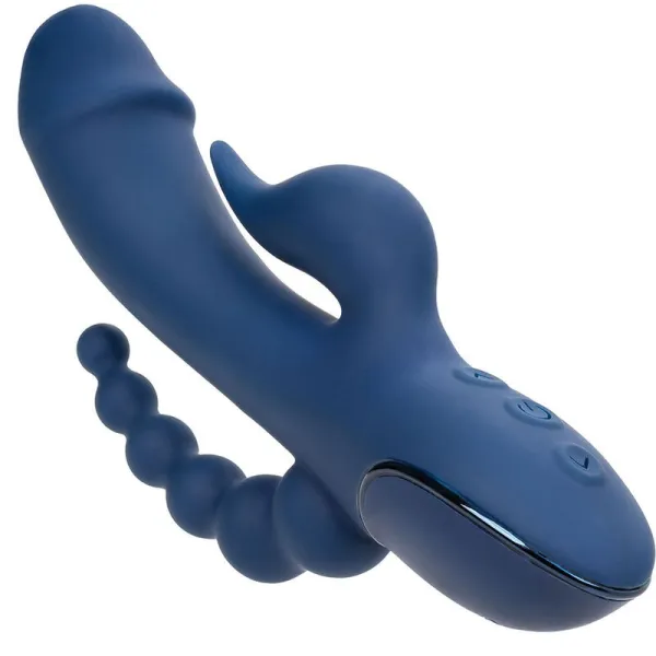 Vibrator Dreifach-Orgasmus Blau von Calexotics | Fesselliebe.de