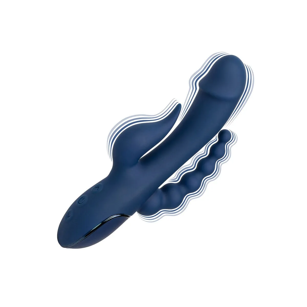 Vibrator Dreifach-Orgasmus Blau von Calexotics | Fesselliebe.de
