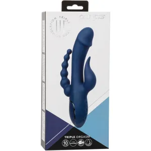 Vibrator Dreifach-Orgasmus Blau von Calexotics