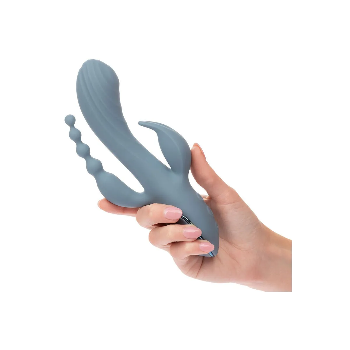 Vibrator Triple Ecstasy Grau von Calexotics | Fesselliebe.de