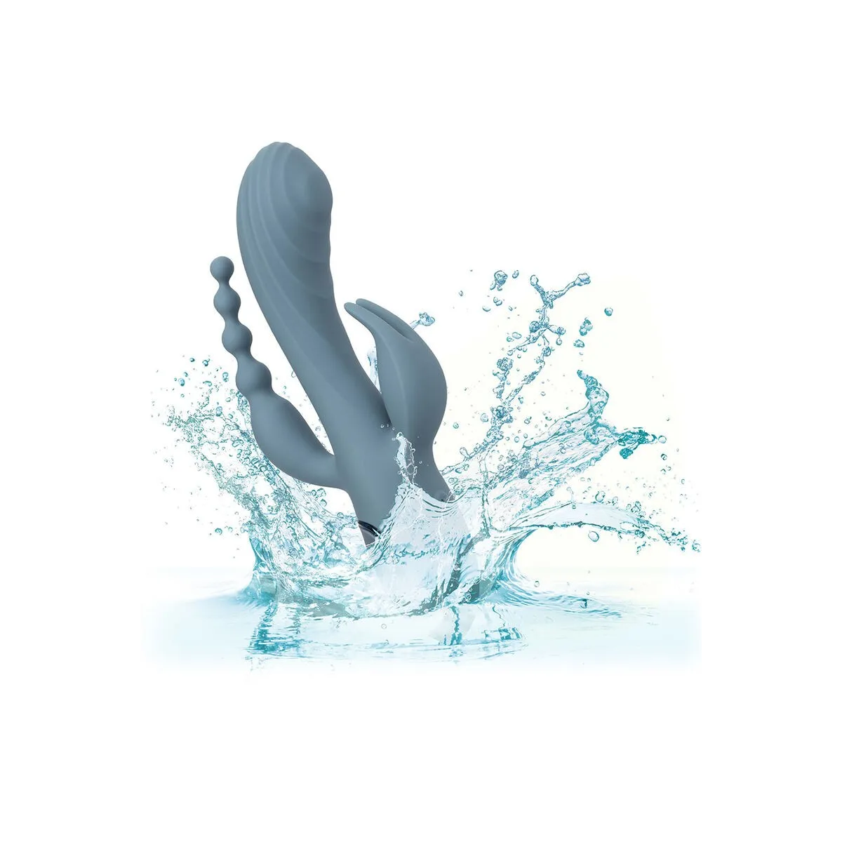 Vibrator Triple Ecstasy Grau von Calexotics | Fesselliebe.de