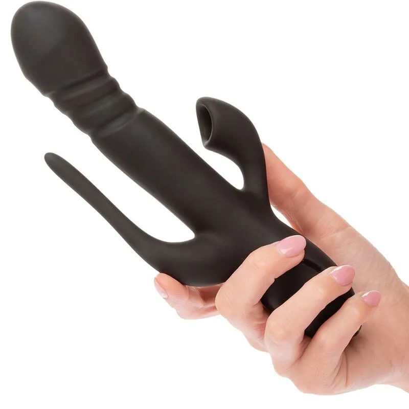 Vibrator Triple Euphoria Schwarz von Calexotics | Fesselliebe.de