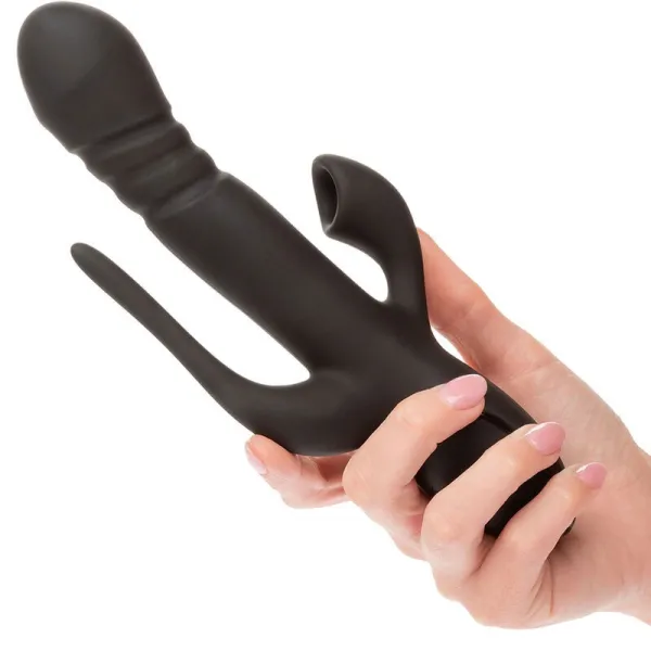 Vibrator Triple Euphoria Schwarz von Calexotics | Fesselliebe.de