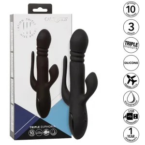 Vibrator Triple Euphoria Schwarz von Calexotics