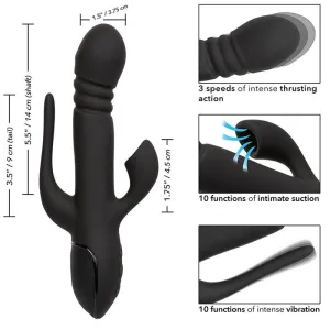 Vibrator Triple Euphoria Schwarz von Calexotics