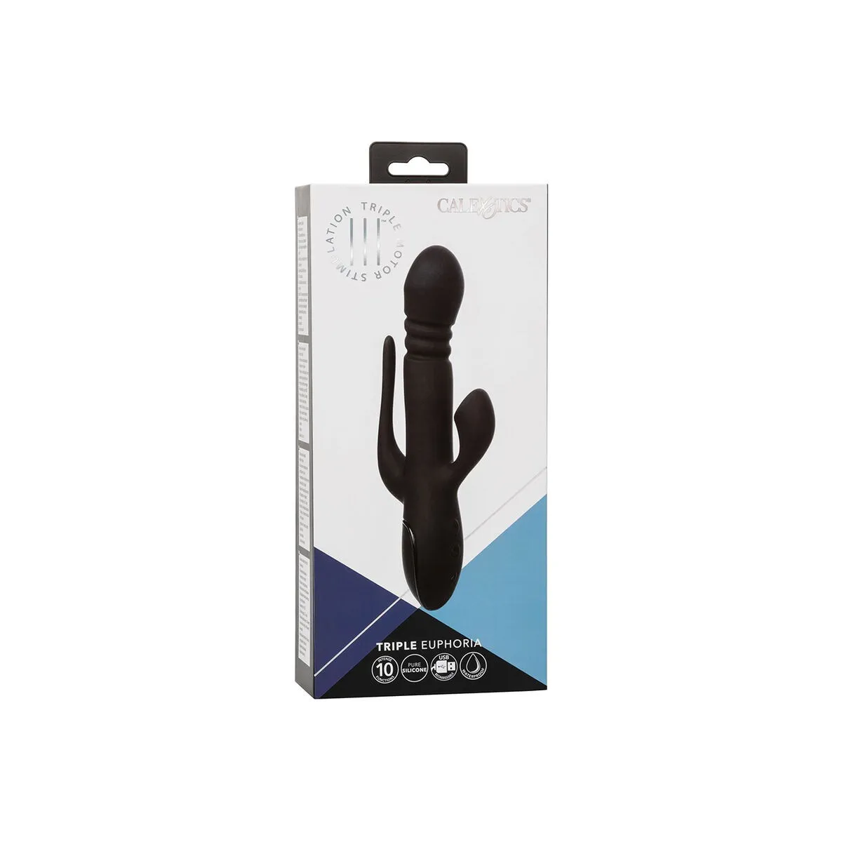 Vibrator Triple Euphoria Schwarz von Calexotics | Fesselliebe.de