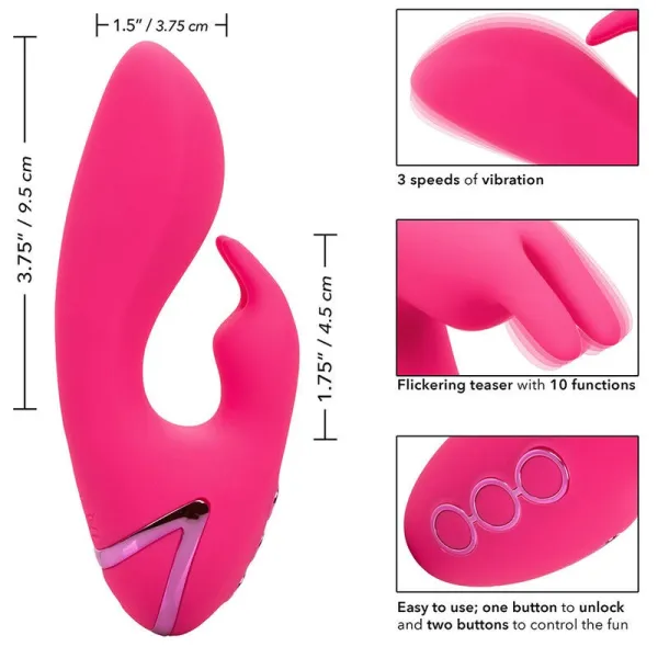 So, Cal Sunshine Vibrator Rabbit Fuchsia von California Dreaming von Calexotics | Fesselliebe.de