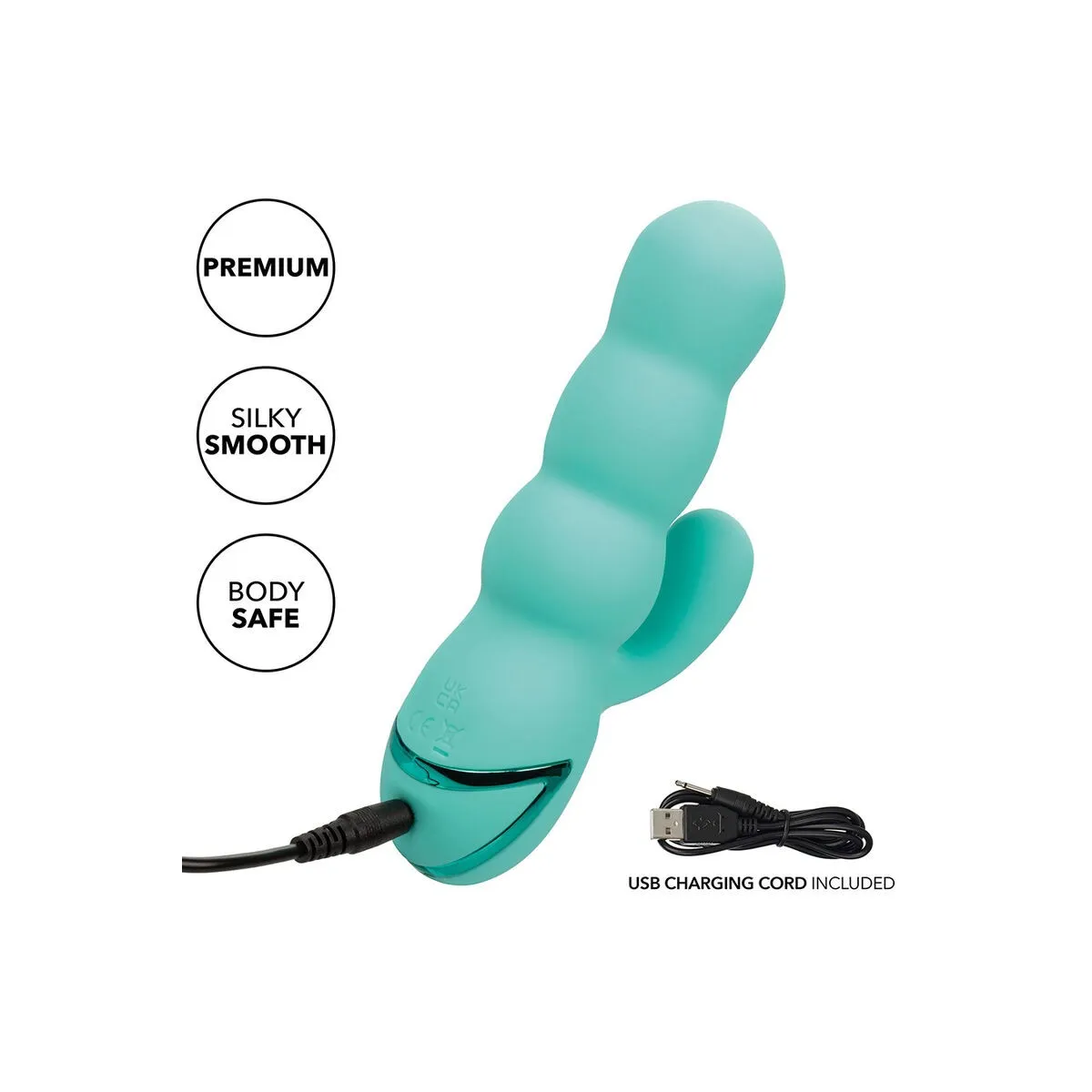 Del Mar Diva Vibrator Rabbir Aqua Grün von California Dreaming von Calexotics | Fesselliebe.de