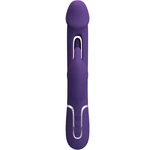Kampas Rabbit 3 In 1 Multifunktionsvibrator mit Zunge Violett von Pretty Love Flirtation