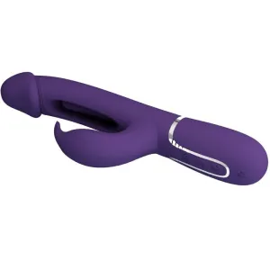 Kampas Rabbit 3 In 1 Multifunktionsvibrator mit Zunge Violett von Pretty Love Flirtation
