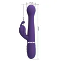Dejon Rabbit Vibrator 3 In 1 Multifunktions-Lila von Pretty Love Flirtation