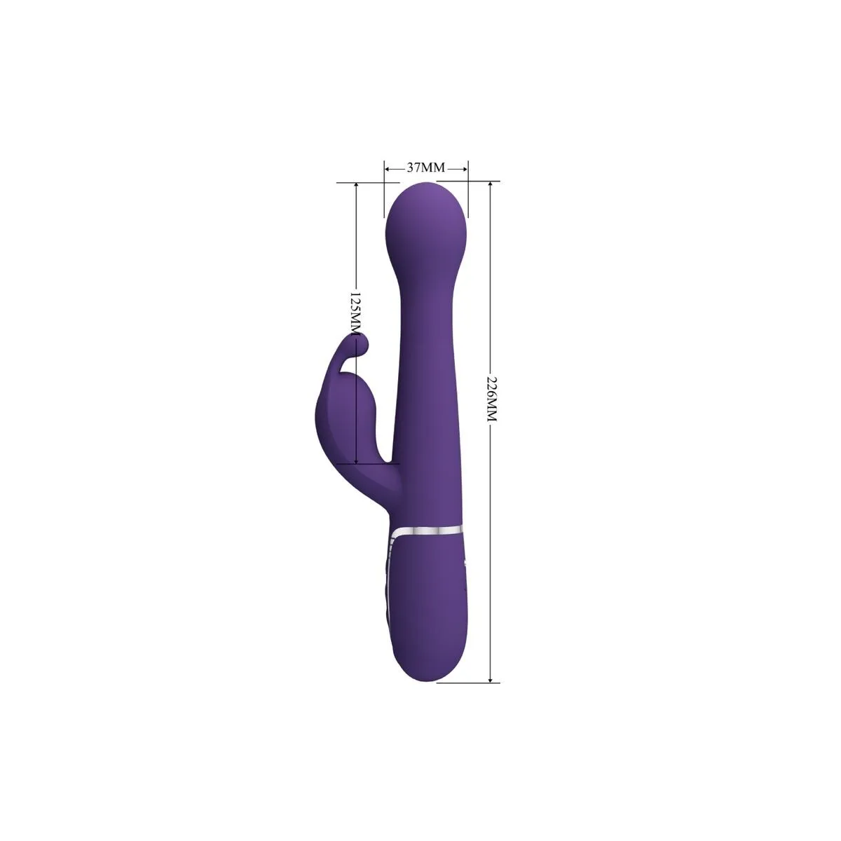 Dejon Rabbit Vibrator 3 In 1 Multifunktions-Lila von Pretty Love Flirtation | Fesselliebe.de