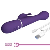 Dejon Rabbit Vibrator 3 In 1 Multifunktions-Lila von Pretty Love Flirtation | Fesselliebe.de