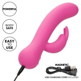 First Time Vibrator Rabbit wiederaufladbar Rosa von Calexotics | Fesselliebe.de
