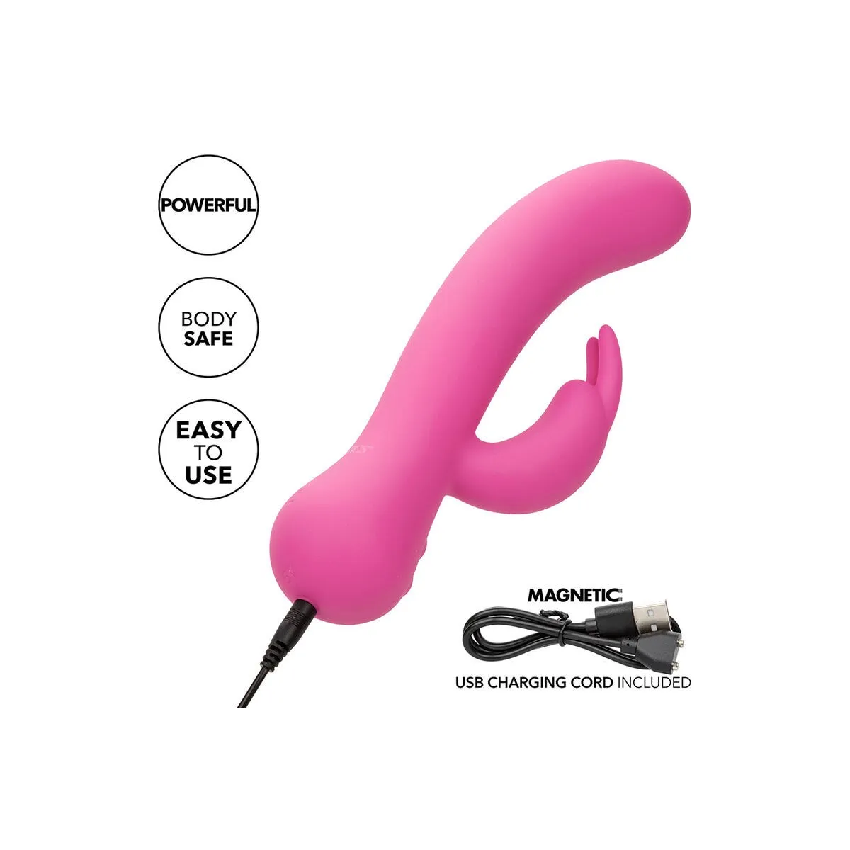 First Time Vibrator Rabbit wiederaufladbar Rosa von Calexotics | Fesselliebe.de