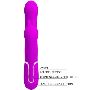 Cammy Triple Vibrator Multifunktion 4 In 1 Rosa von Pretty Love Flirtation