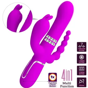 Cammy Triple Vibrator Multifunktion 4 In 1 Rosa von Pretty Love Flirtation