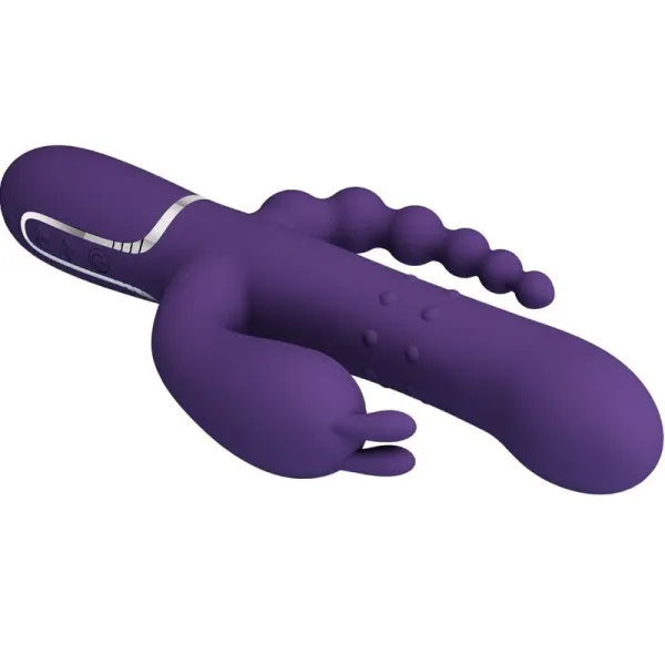 Cammy Triple Vibrator Multifunktion 4 In 1 Lila von Pretty Love Flirtation | Fesselliebe.de