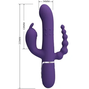 Cammy Triple Vibrator Multifunktion 4 In 1 Lila von Pretty Love Flirtation