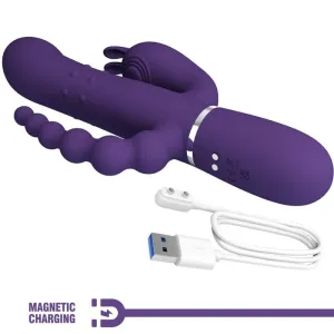 Cammy Triple Vibrator Multifunktion 4 In 1 Lila von Pretty Love Flirtation