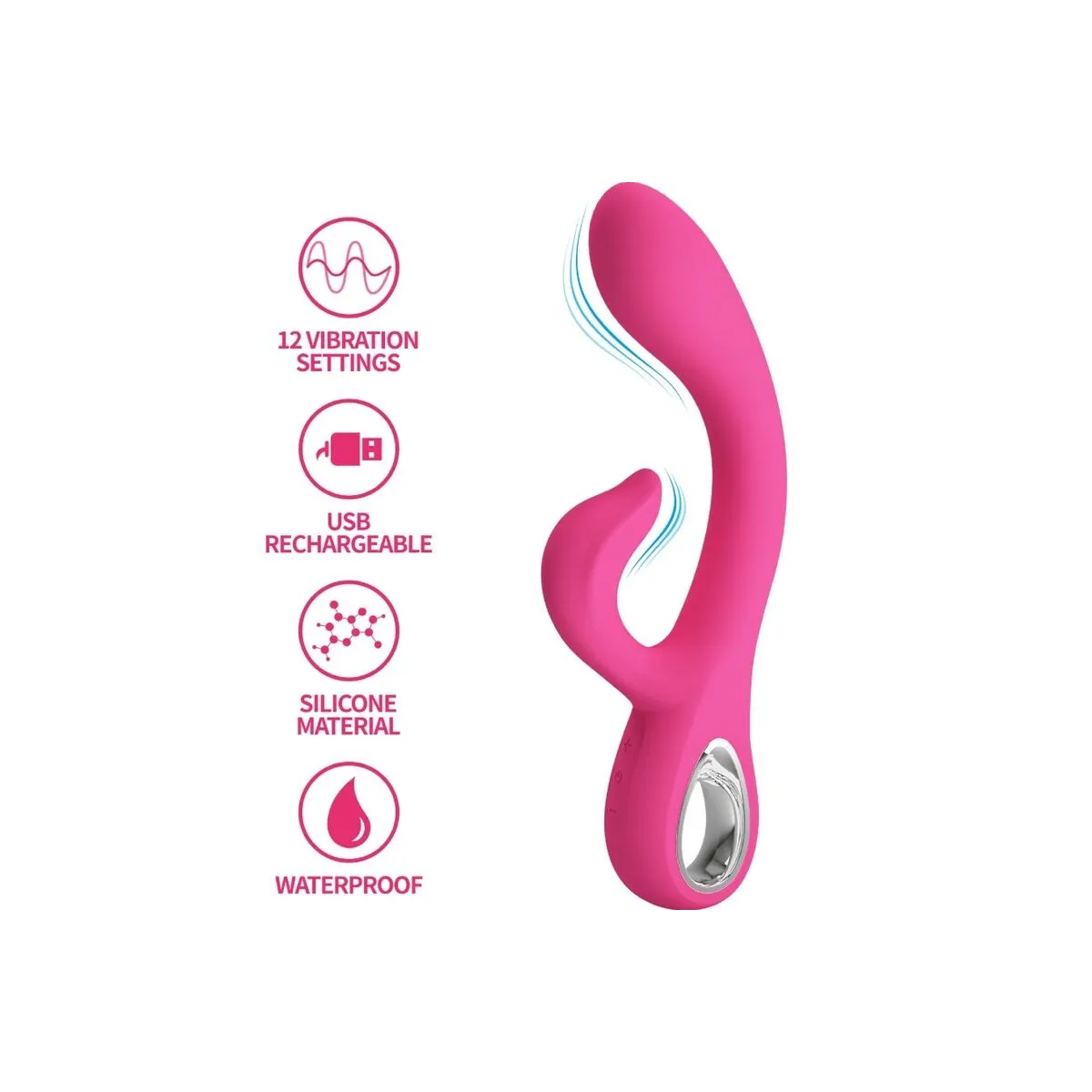 Fritz Rabbit Vibrator 12 Vibrationen Rosa von Pretty Love Flirtation | Fesselliebe.de