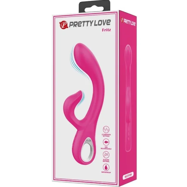 Fritz Rabbit Vibrator 12 Vibrationen Rosa von Pretty Love Flirtation | Fesselliebe.de