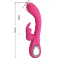 Novak Rabbit Vibrator 12 Vibrationen Rosa von Pretty Love Flirtation