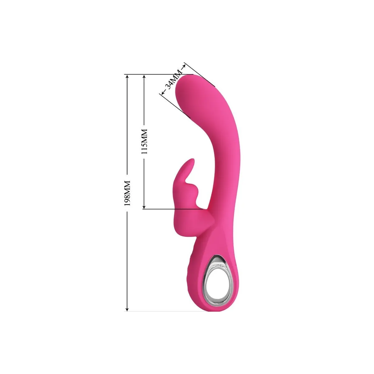 Novak Rabbit Vibrator 12 Vibrationen Rosa von Pretty Love Flirtation | Fesselliebe.de