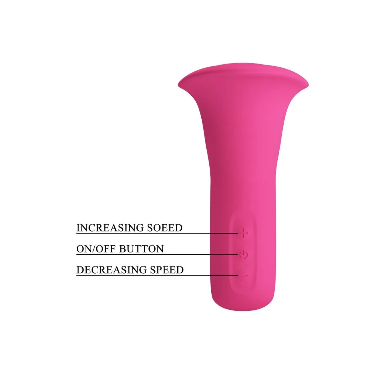 Clyde Oralvibrator Vibrierende Zunge 12 Vibrationen Rosa von Pretty Love Flirtation | Fesselliebe.de