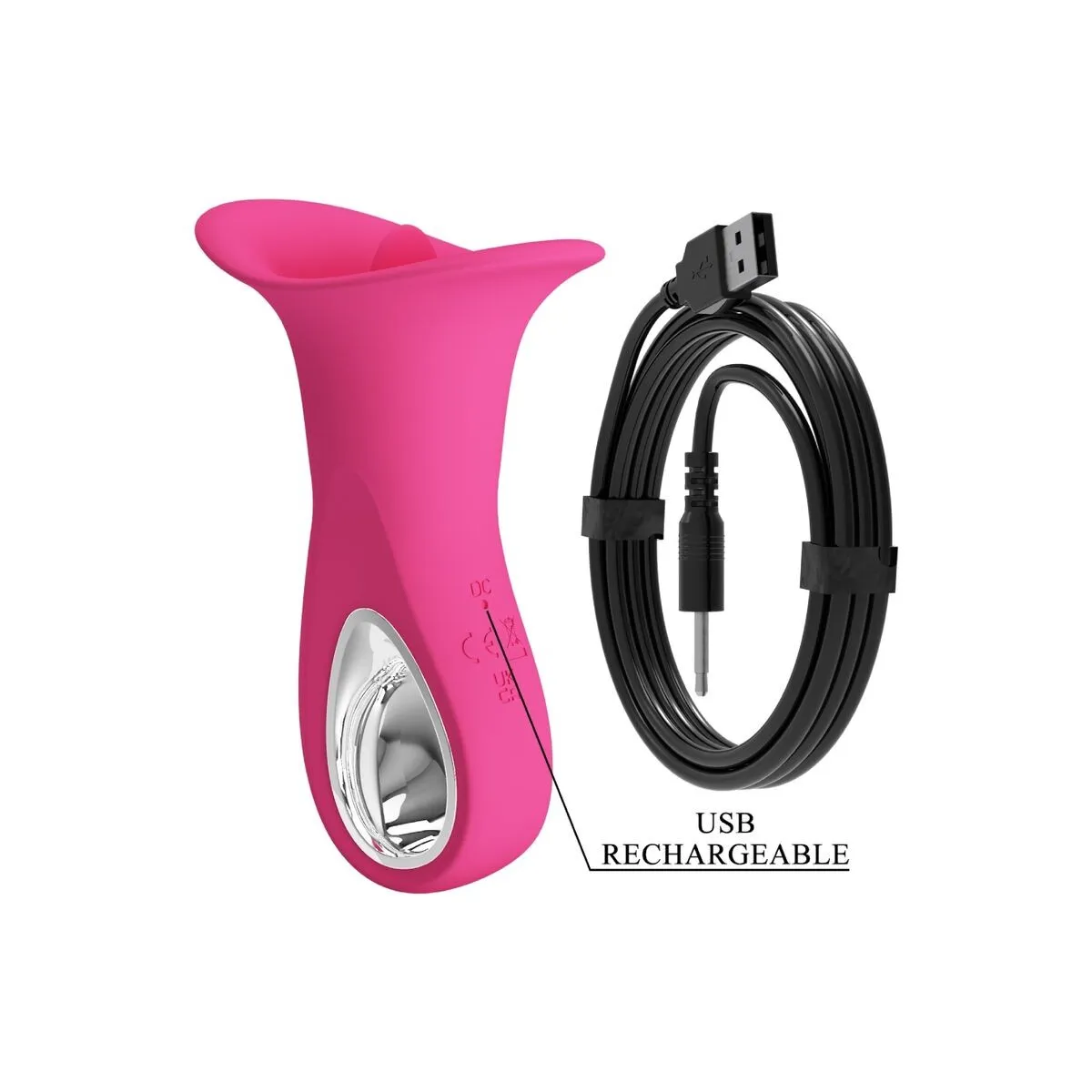 Clyde Oralvibrator Vibrierende Zunge 12 Vibrationen Rosa von Pretty Love Flirtation | Fesselliebe.de