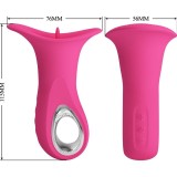 Clyde Oralvibrator Vibrierende Zunge 12 Vibrationen Rosa von Pretty Love Flirtation | Fesselliebe.de