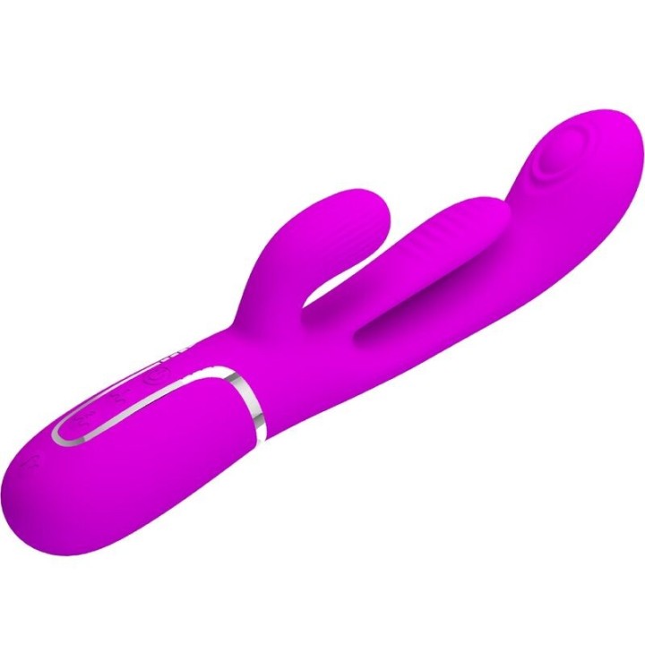 Shania Triple Rabbit Vibrator Multifunktions-Rosa von Pretty Love Flirtation | Fesselliebe.de