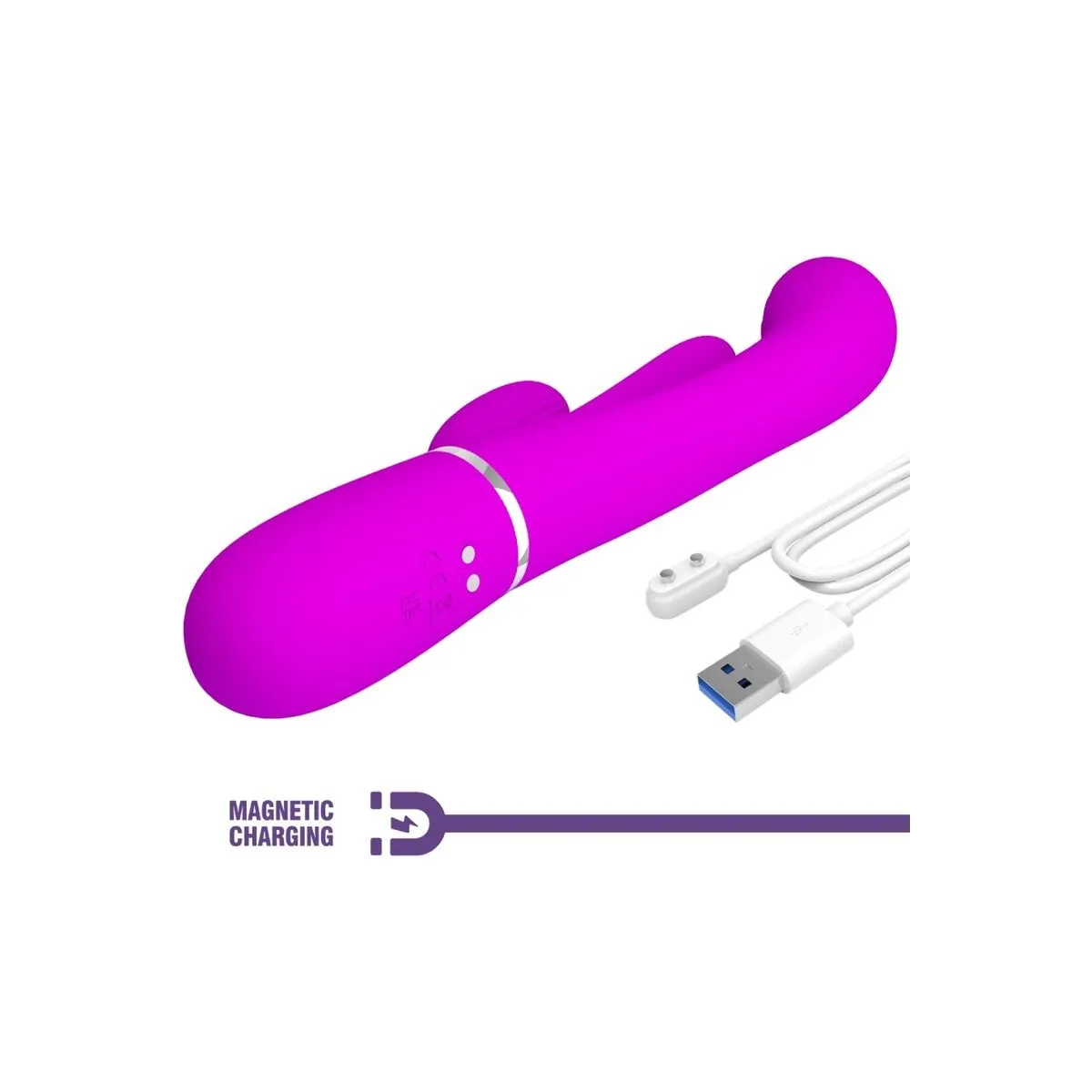Shania Triple Rabbit Vibrator Multifunktions-Rosa von Pretty Love Flirtation | Fesselliebe.de