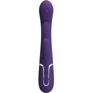 Shania Triple Rabbit Vibrator Multifunktions-Lila von Pretty Love