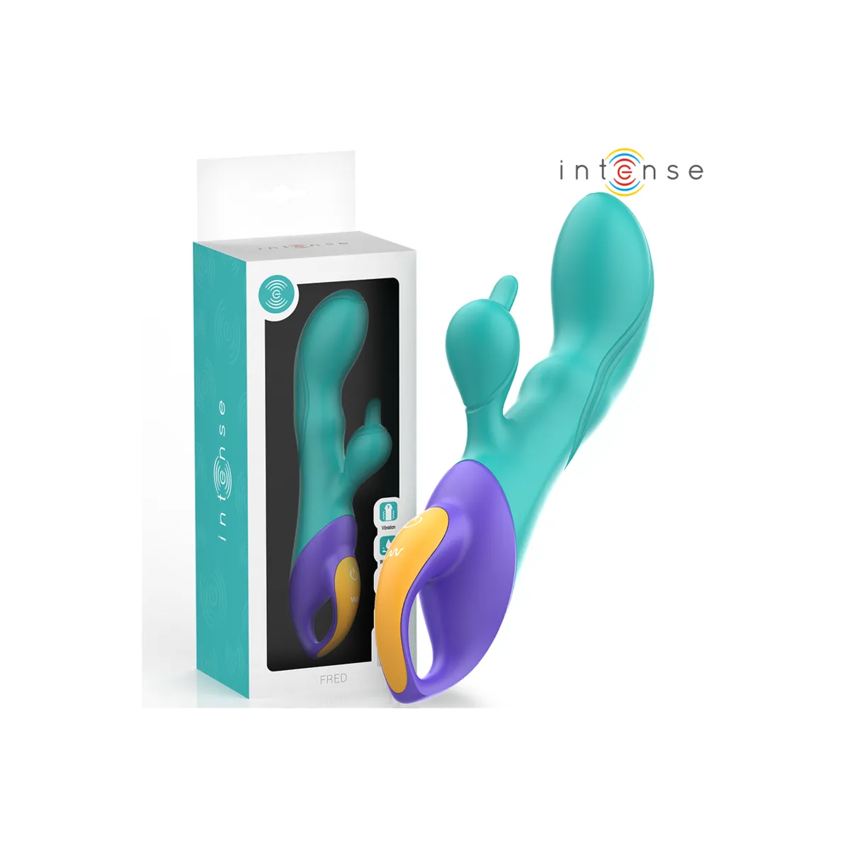 Fred Rabbit Vibrator Blau von Intense Fun | Fesselliebe.de
