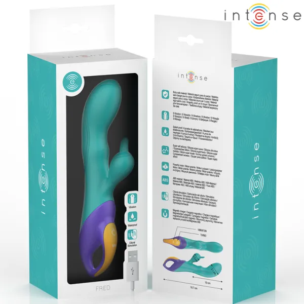 Fred Rabbit Vibrator Blau von Intense Fun | Fesselliebe.de