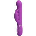Coale 4 In 1 Multifunktions-Rabbit-Vibrator Lila von Pretty Love