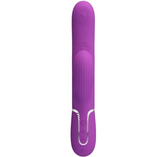 Perlita 3 In 1 Multifunktions-Rabbit-Vibrator Lila von Pretty Love | Fesselliebe.de