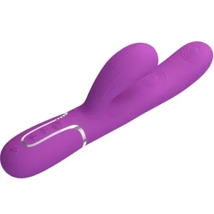 Perlita 3 In 1 Multifunktions-Rabbit-Vibrator Lila von Pretty Love